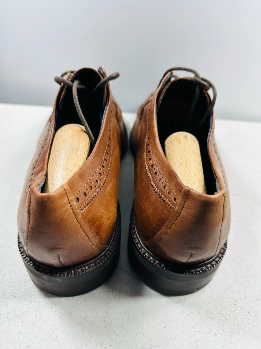 Cole Haan Buckland Brown Leather Cap Toe Oxford Shoe Men's Size 10,5